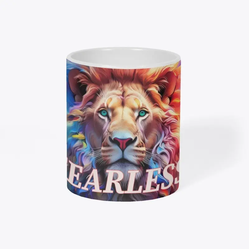 Fearless Mug With White Text