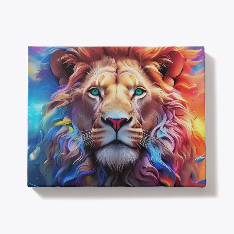 Lion Canvas Landscape